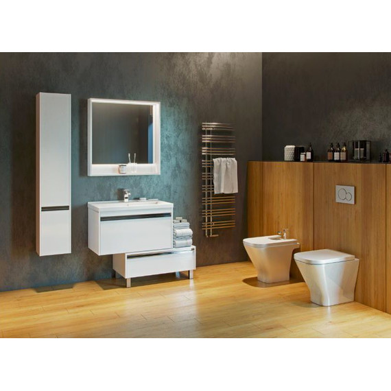 Зеркало Акватон Капри 80 см 1A230402KP010, белый - 6 Зеркало Акватон Капри 80 см 1A230402KP010, белый фото 6