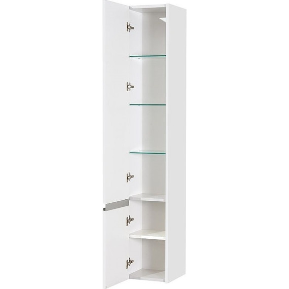 Пенал подвесной Акватон Капри 30 см 1A230503KP01L, белый фото 4