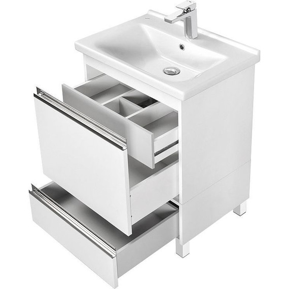 Тумба подвесная с раковиной Акватон Капри 60 см 1A2301K1KP010, белый - 14 Тумба подвесная с раковиной Акватон Капри 60 см 1A2301K1KP010, белый фото 14