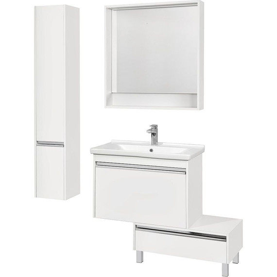 Комод напольный Акватон Капри 80 см 1A231103KP010, белый - 2 Комод напольный Акватон Капри 80 см 1A231103KP010, белый фото 2