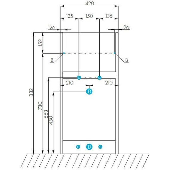 Тумба напольная с раковиной-столешницей Акватон Лондри 105 см 1A2360K1LH010 (раковина справа) - 11 Тумба напольная с раковиной-столешницей Акватон Лондри 105 см 1A2360K1LH010 (раковина справа) фото 11