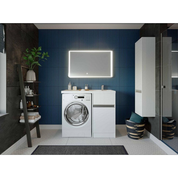 Пенал подвесной Акватон Лондри 34 см 1A236203LH010, белый - 5 Пенал подвесной Акватон Лондри 34 см 1A236203LH010, белый фото 5