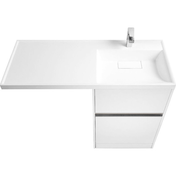 Тумба напольная с раковиной-столешницей Акватон Лондри 120 см 1A2359K0LH010 (раковина справа) - 5 Тумба напольная с раковиной-столешницей Акватон Лондри 120 см 1A2359K0LH010 (раковина справа) фото 5