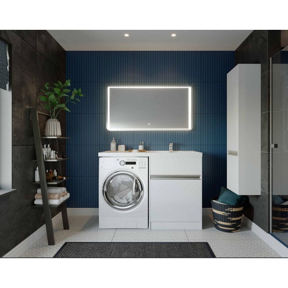 Пенал подвесной Акватон Лондри 34 см 1A236203LH010, белый - 6 Пенал подвесной Акватон Лондри 34 см 1A236203LH010, белый фото 6