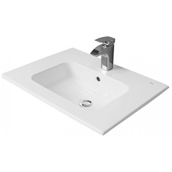 Тумба подвесная с раковиной Акватон Ривьера 60 см 1A2388K1RVX20, белый фото 6