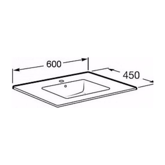 Тумба подвесная с раковиной Акватон Ривьера 60 см 1A2388K1RVX20, белый фото 7