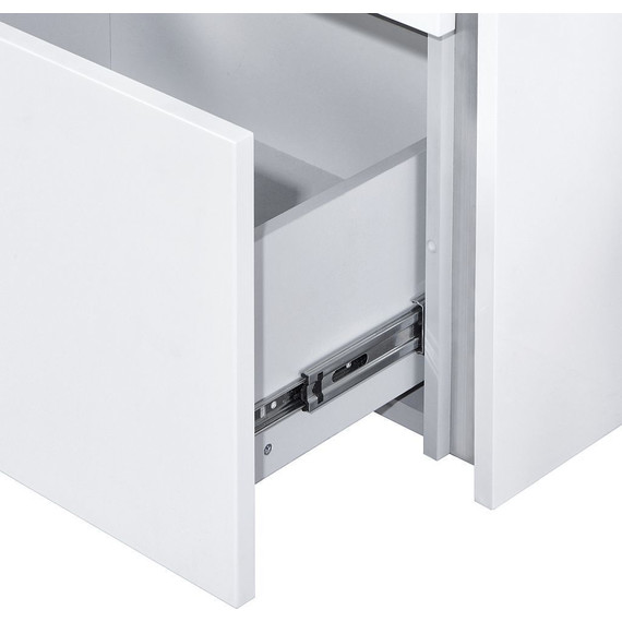 Тумба подвесная с раковиной Акватон Стоун 60 см 1A2314K1SX010, белый фото 7