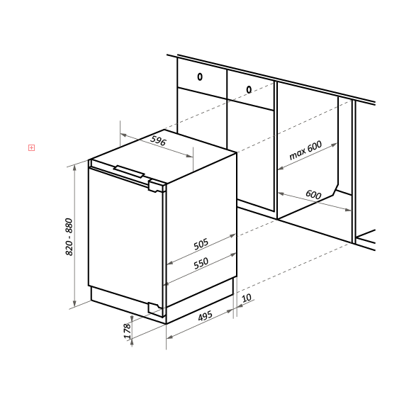 Встраиваемый однокамерный холодильник Maunfeld MBF88SW - 2 Встраиваемый однокамерный холодильник Maunfeld MBF88SW фото 2
