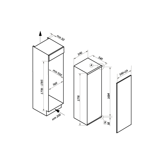 Встраиваемый морозильник Maunfeld MBFR177NFW - 10 Встраиваемый морозильник Maunfeld MBFR177NFW фото 10