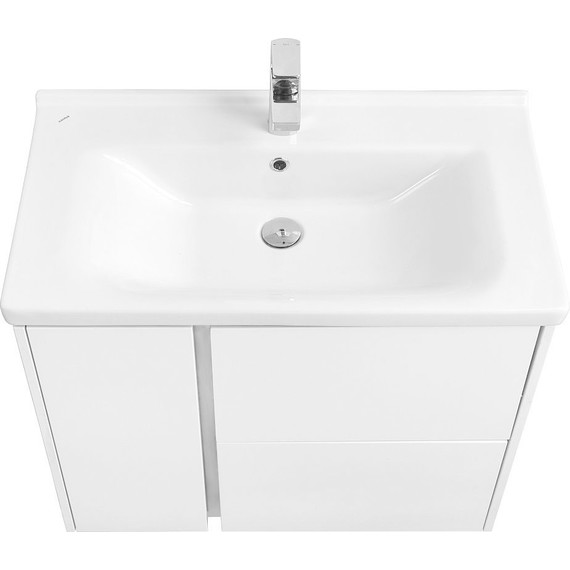 Тумба подвесная с раковиной Акватон Стоун 80 см 1A2282K1SX010, белый - 4 Тумба подвесная с раковиной Акватон Стоун 80 см 1A2282K1SX010, белый фото 4