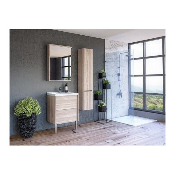 Зеркало-шкаф Акватон Стоун 60 см 1A231502SX850, сосна арлингтон - 5 Зеркало-шкаф Акватон Стоун 60 см 1A231502SX850, сосна арлингтон фото 5