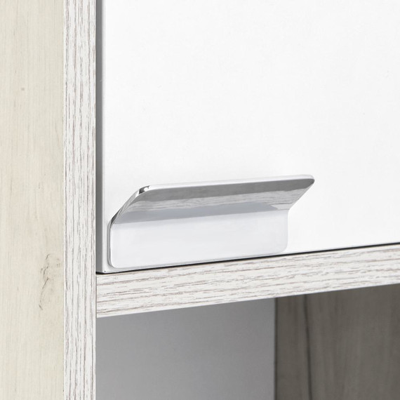 Шкаф подвесной Акватон Флай 35 см 1A237903FAX1R, белый/дуб крафт - 4 Шкаф подвесной Акватон Флай 35 см 1A237903FAX1R, белый/дуб крафт фото 4