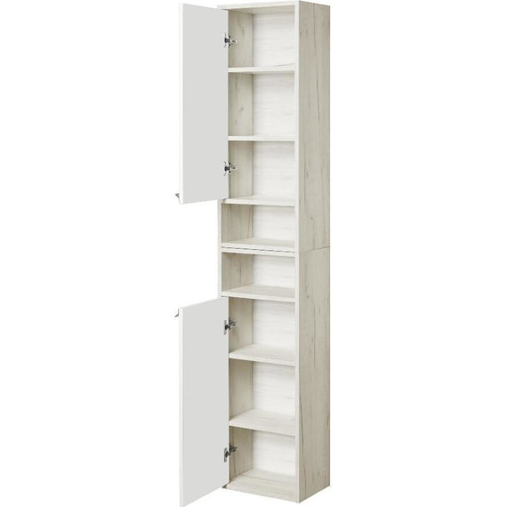 Шкаф подвесной Акватон Флай 35 см 1A237903FAX1L, белый/дуб крафт - 7 Шкаф подвесной Акватон Флай 35 см 1A237903FAX1L, белый/дуб крафт фото 7