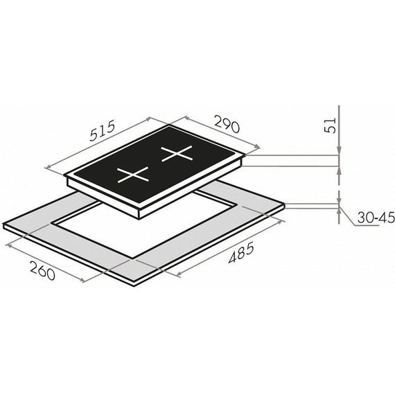 Газовая варочная поверхность Maunfeld EGHE.32.3EW/G Domino фото 7