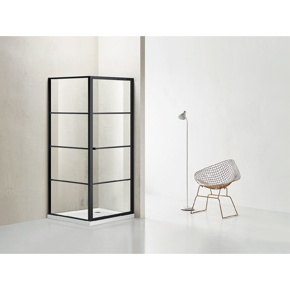 Душевое ограждение Azario Richmond 90х90 см AZNAG1221900, черный/прозрачное - 3 Душевое ограждение Azario Richmond 90х90 см AZNAG1221900, черный/прозрачное фото 3