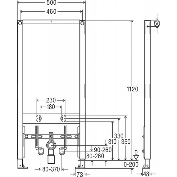 Инсталляция для биде Viega Prevista Dry 776442 фото 3