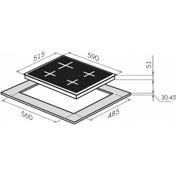 Газовая варочная поверхность Maunfeld EGHE.64.3EW/G - 16 Газовая варочная поверхность Maunfeld EGHE.64.3EW/G фото 16