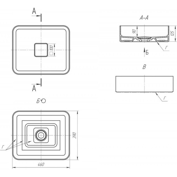 Раковина-чаша Dreja Джой 45 см 641945 - 4 Раковина-чаша Dreja Джой 45 см 641945 фото 4