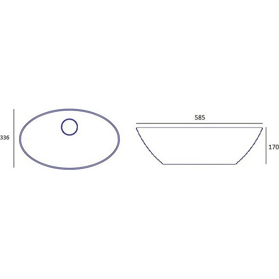 Раковина-чаша Dreja Триумф 60 см 641266 - 2 Раковина-чаша Dreja Триумф 60 см 641266 фото 2