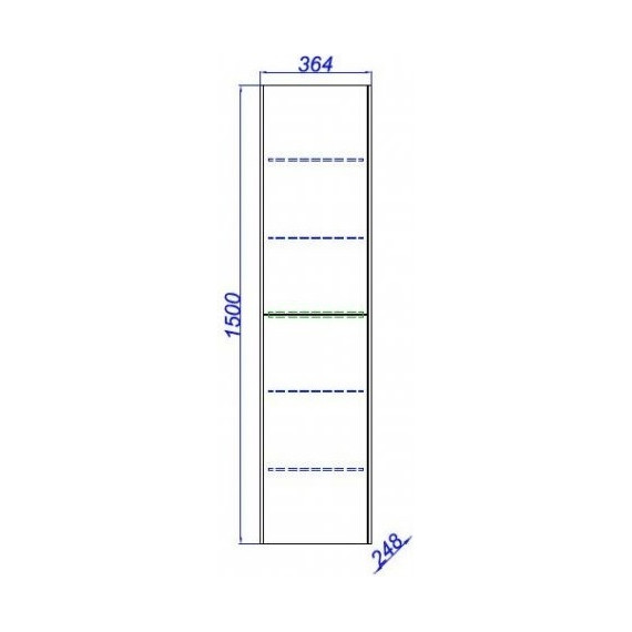 Пенал подвесной Aqwella 5 Stars Mobi 35 см MOB0535W/MOB0735W, белый - 4 Пенал подвесной Aqwella 5 Stars Mobi 35 см MOB0535W/MOB0735W, белый фото 4