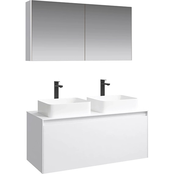 Зеркало-шкаф Aqwella 5 Stars Mobi 120 см MOB0412/MOB0717W, белый фото 4