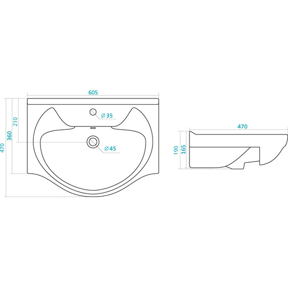 Тумба напольная с раковиной Акватон ЛИАНА 60 см 1A1631K0LL010, белый - 8 Тумба напольная с раковиной Акватон ЛИАНА 60 см 1A1631K0LL010, белый фото 8
