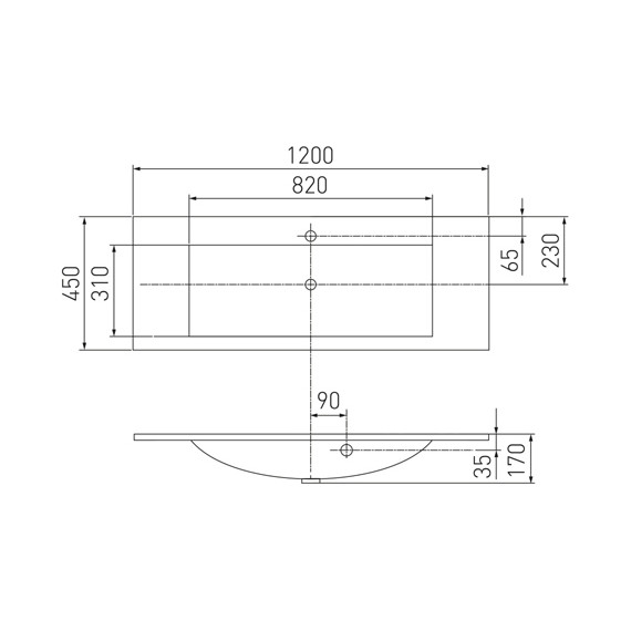 Тумба подвесная с раковиной Акватон Мадрид 120М см 1A1703K2MA010, белый фото 6