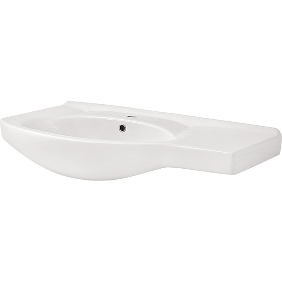 Тумба подвесная с раковиной Акватон Инди 80 см 1A1884K0ND010, белый фото 6