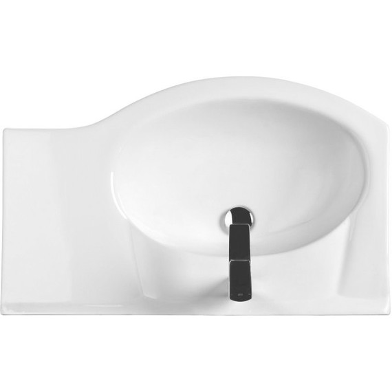 Тумба подвесная с раковиной Акватон Инди 80 см 1A1884K0ND010, белый фото 7