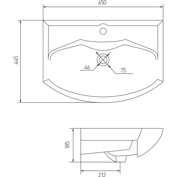 Тумба напольная с раковиной Акватон Рико 65 см 1A2133K1RIB90, белый/ясень - 8 Тумба напольная с раковиной Акватон Рико 65 см 1A2133K1RIB90, белый/ясень фото 8