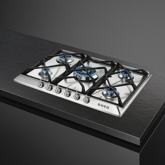 Газовая варочная поверхность Smeg Victoria SR975XGH фото 5