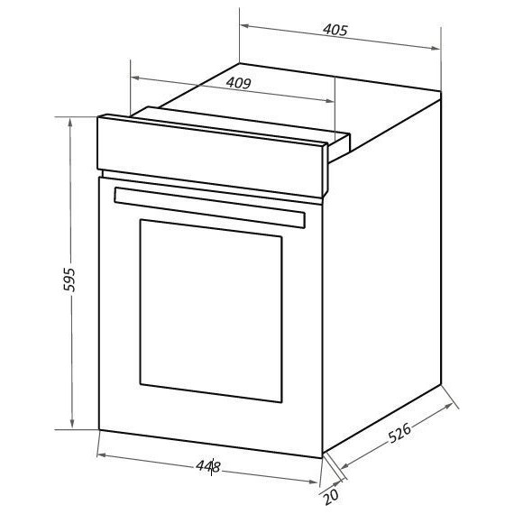 Электрический духовой шкаф Maunfeld EOEC516B фото 15