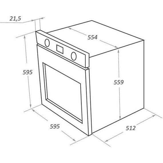 Электрический духовой шкаф Maunfeld EOEFG.566RIB.MT фото 20