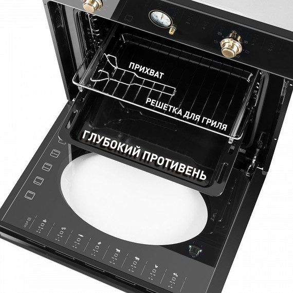 Электрический духовой шкаф Maunfeld EOEFG.566RBG.RT фото 2
