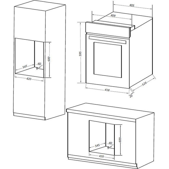 Электрический духовой шкаф Maunfeld EOEF516RIB фото 2