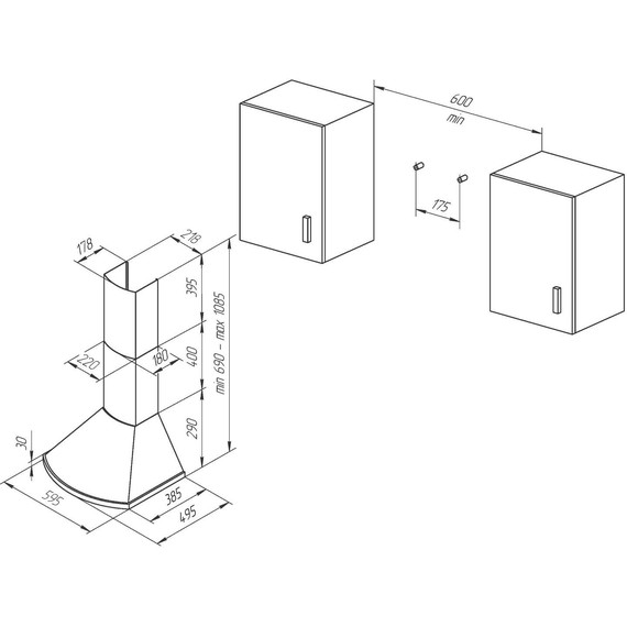 Вытяжка Kuppersberg Bona 60 C Bronze - 4 Вытяжка Kuppersberg Bona 60 C Bronze фото 4
