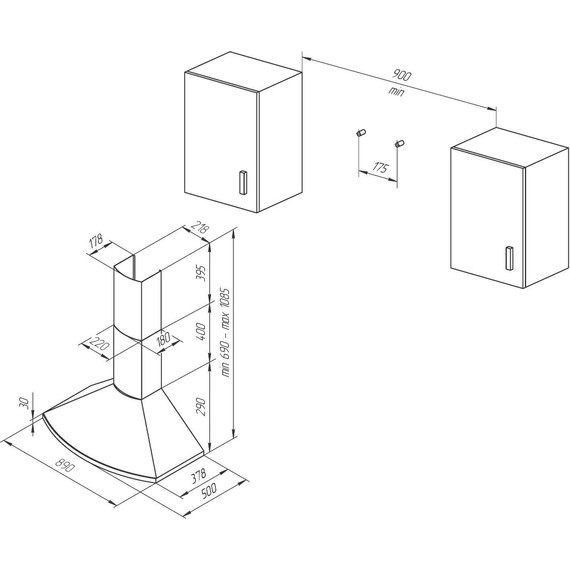 Вытяжка Kuppersberg Bona 90 B Bronze фото 4