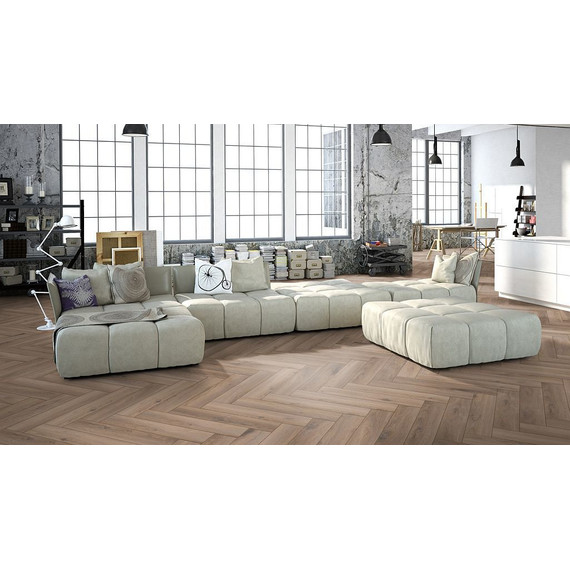 Ламинат Kronotex Herringbone 133x665 мм D 3766, дуб мец - 3 Ламинат Kronotex Herringbone 133x665 мм D 3766, дуб мец фото 3