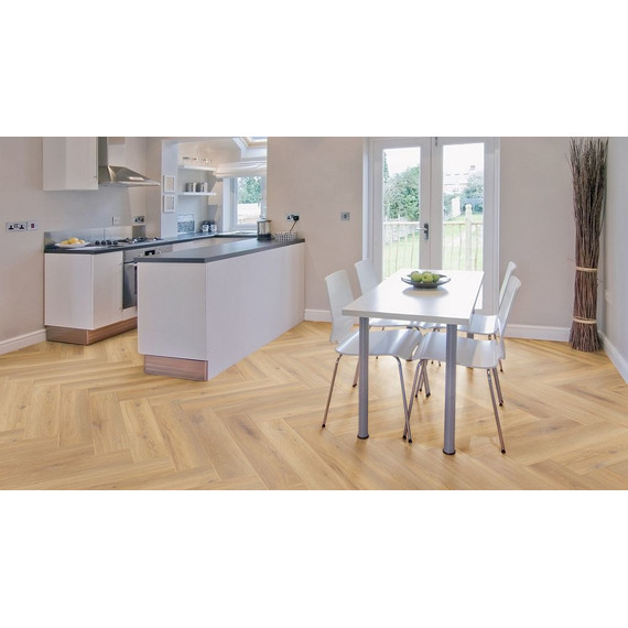 Ламинат Kronotex Herringbone 133x665 мм D 3861, дуб пизанский фото 2