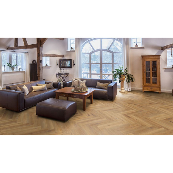 Ламинат Kronotex Herringbone 133x665 мм D 3861, дуб пизанский фото 4