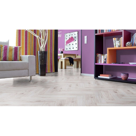 Ламинат Kronotex Herringbone 133x665 мм D 3516, дуб бордо фото 4