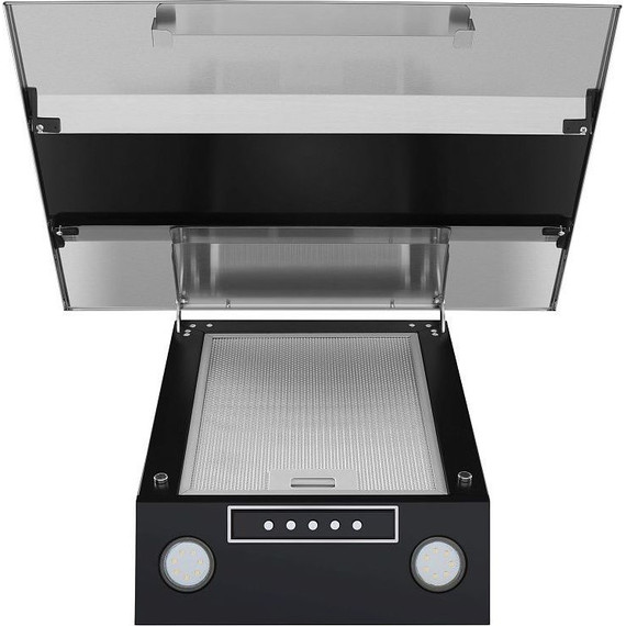 Вытяжка Maunfeld Bridge 60, нержавеющая сталь (чёрное стекло) - 3 Вытяжка Maunfeld Bridge 60, нержавеющая сталь (чёрное стекло) фото 3