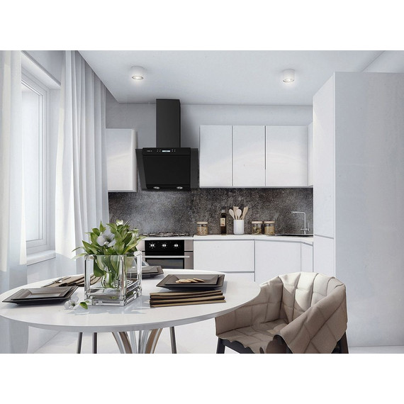 Вытяжка Maunfeld Gloria 60, чёрный (чёрное стекло) фото 3