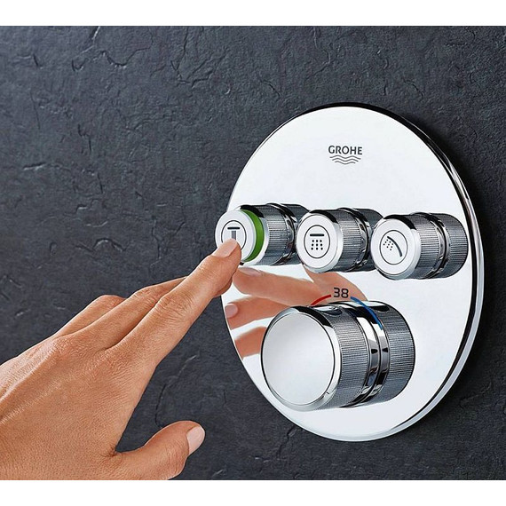 Душевая система для душа с термостатом Grohe Grohtherm SmartControl Perfect 34705000 - 4 Душевая система для душа с термостатом Grohe Grohtherm SmartControl Perfect 34705000 фото 4