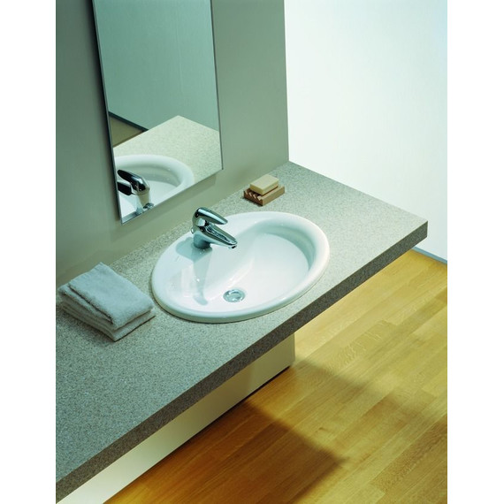 Раковина врезная на столешницу Laufen Pro 56 см 8.1395.1.000.104.1 - 2 Раковина врезная на столешницу Laufen Pro 56 см 8.1395.1.000.104.1 фото 2