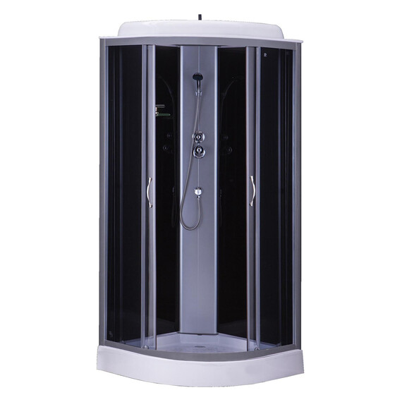 Душевая кабина Loranto CS-6681G 80х80 см, хром/тонированное фото 