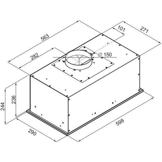 Вытяжка Maunfeld Crosby Power 60, белый фото 2