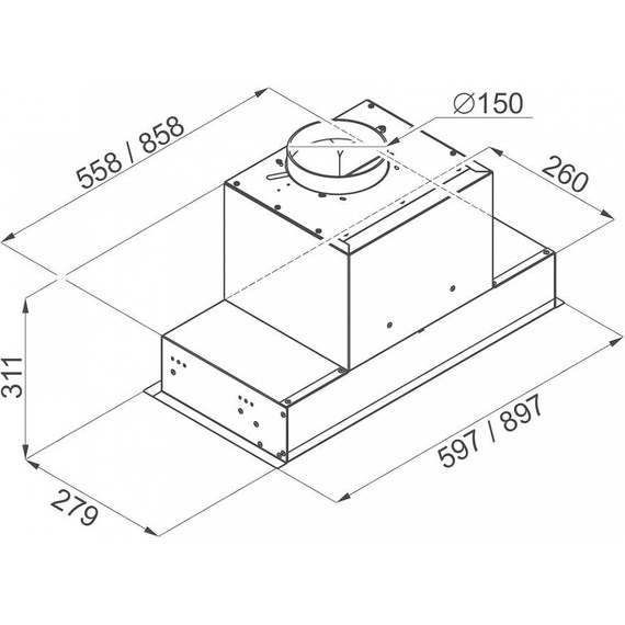 Вытяжка Maunfeld Fantasy Light 60, чёрный - 16 Вытяжка Maunfeld Fantasy Light 60, чёрный фото 16