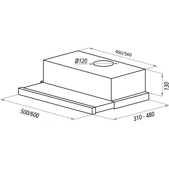 Вытяжка Maunfeld VSH 60 Gl, белый фото 11