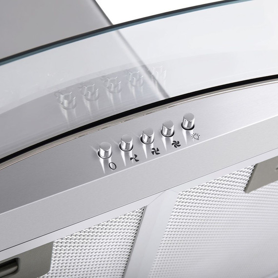 Вытяжка Maunfeld Ancona PlusA 90 (прозрачное стекло) - 9 Вытяжка Maunfeld Ancona PlusA 90 (прозрачное стекло) фото 9